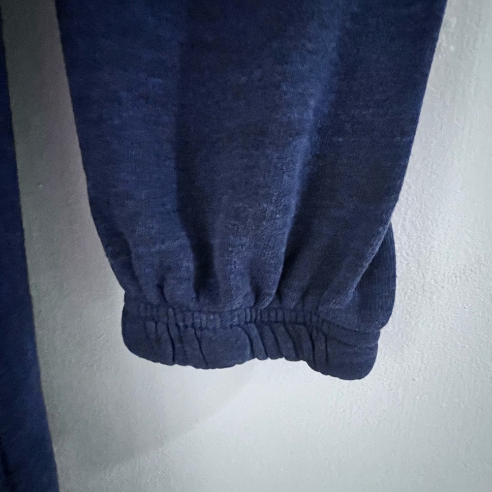 Aviator Nation Joggers with Colorful Pink and Yellow Stripes Navy Medium EUC - Picture 8 of 9
